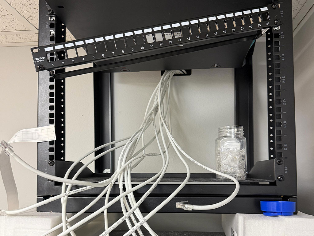 Commercial Network & Fiber Optic Cabling Project in Bellevue WA