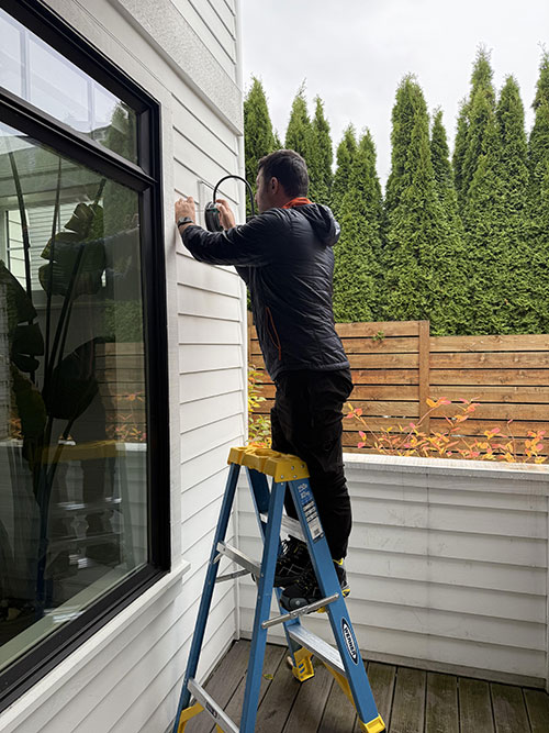 Professional security camera installation team in Seattle