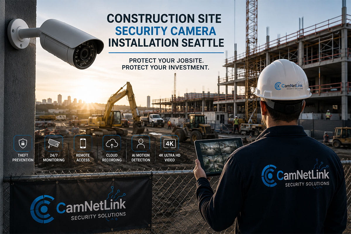 Construction Site Security Camera Installation Seattle